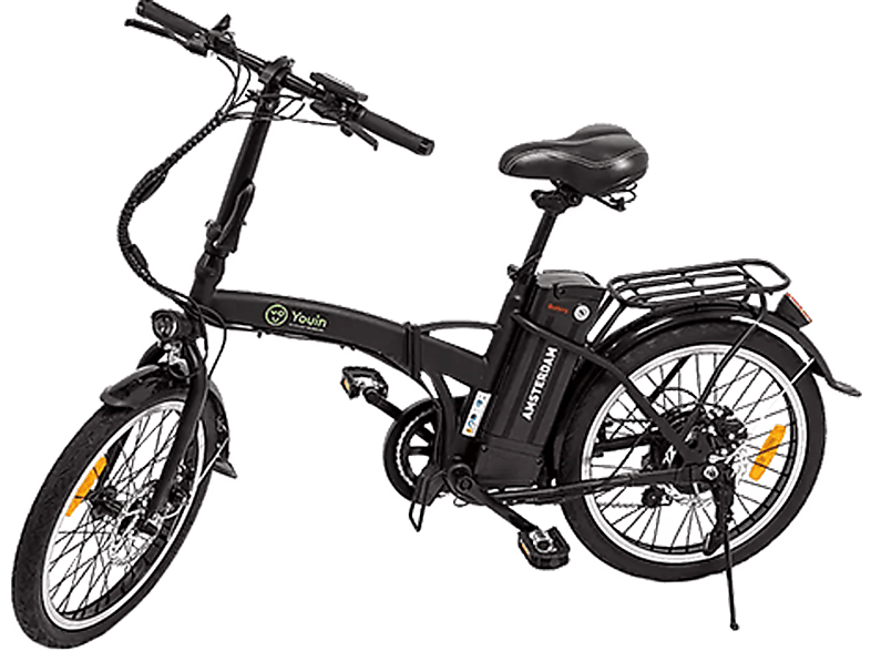 Bicicleta plegable - Moma Bikes Bicicleta Electrica, Plegable,EBIKE-20 .2,  Alu. SHIMANO 7V Bat. Ion Litio 36V 16Ah MOMABIKES, 250 W, 25 km/hkm/h