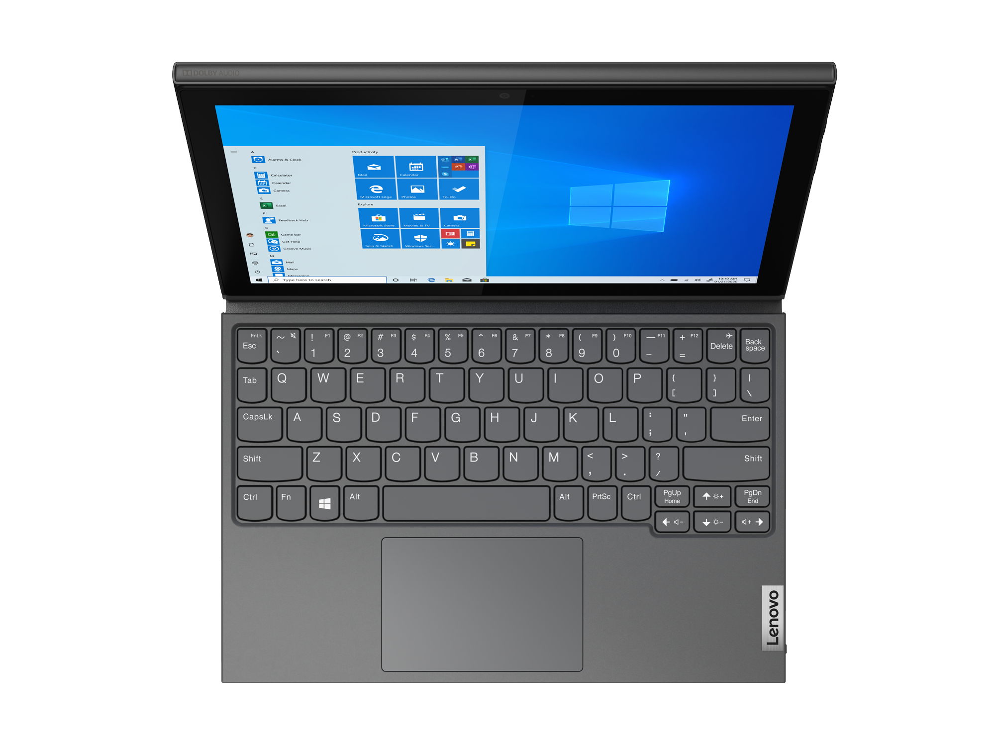 LENOVO IdeaPad Duet 3i - 10,3 Zoll - Intel® Pentium® N5030 - 8 GB - 128 GB - Intel® UHD 605 - Windows 10 Home S-Modus (64 Bit)