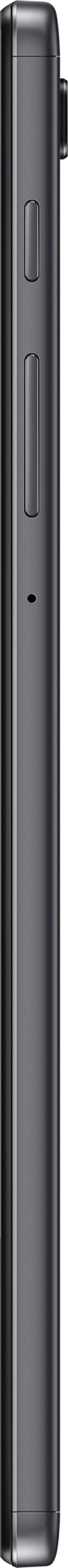 Grijs smartphone profiel met knoppen en een gat.
