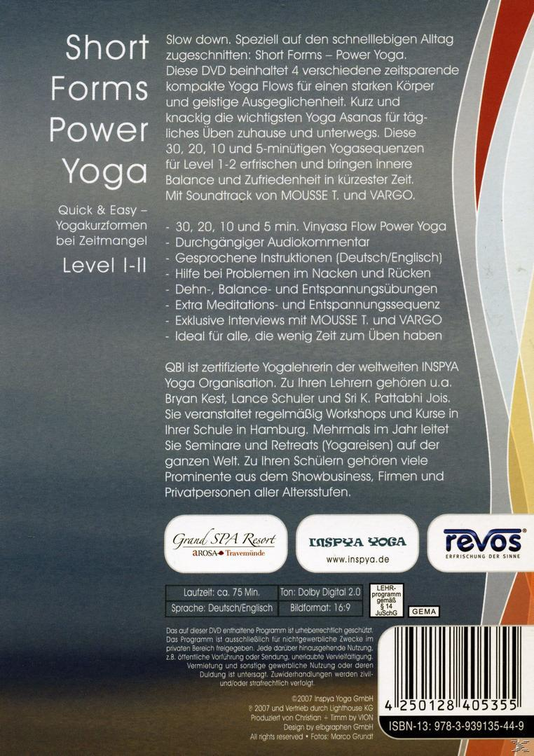 Power Yoga Short DVD forms