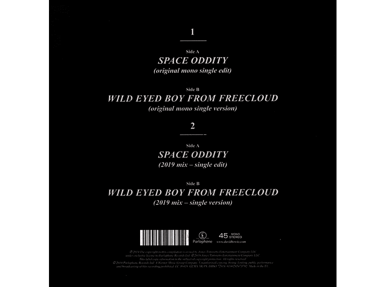 Thumbnail - David Bowie - Space Oddity (50th Anniversary EP) (Vinyl)