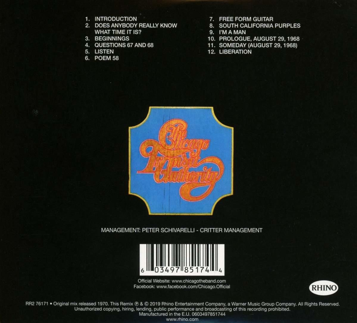 Chicago - Chicago Transit Authority (50th Anniversary Remix)  - (CD)