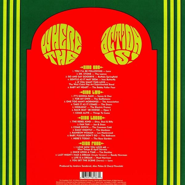 VARIOUS - Where The Action Is!Los Angeles Nuggets Highlights  - (Vinyl)