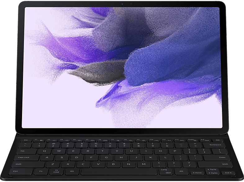 Black kaufen Keyboard SATURN Tab SAMSUNG Black FE, S7 Galaxy | (QWERTZ) Tablet S7+, S8+ Tab Cover Tablet Slim, Cover Tab EF-DT730