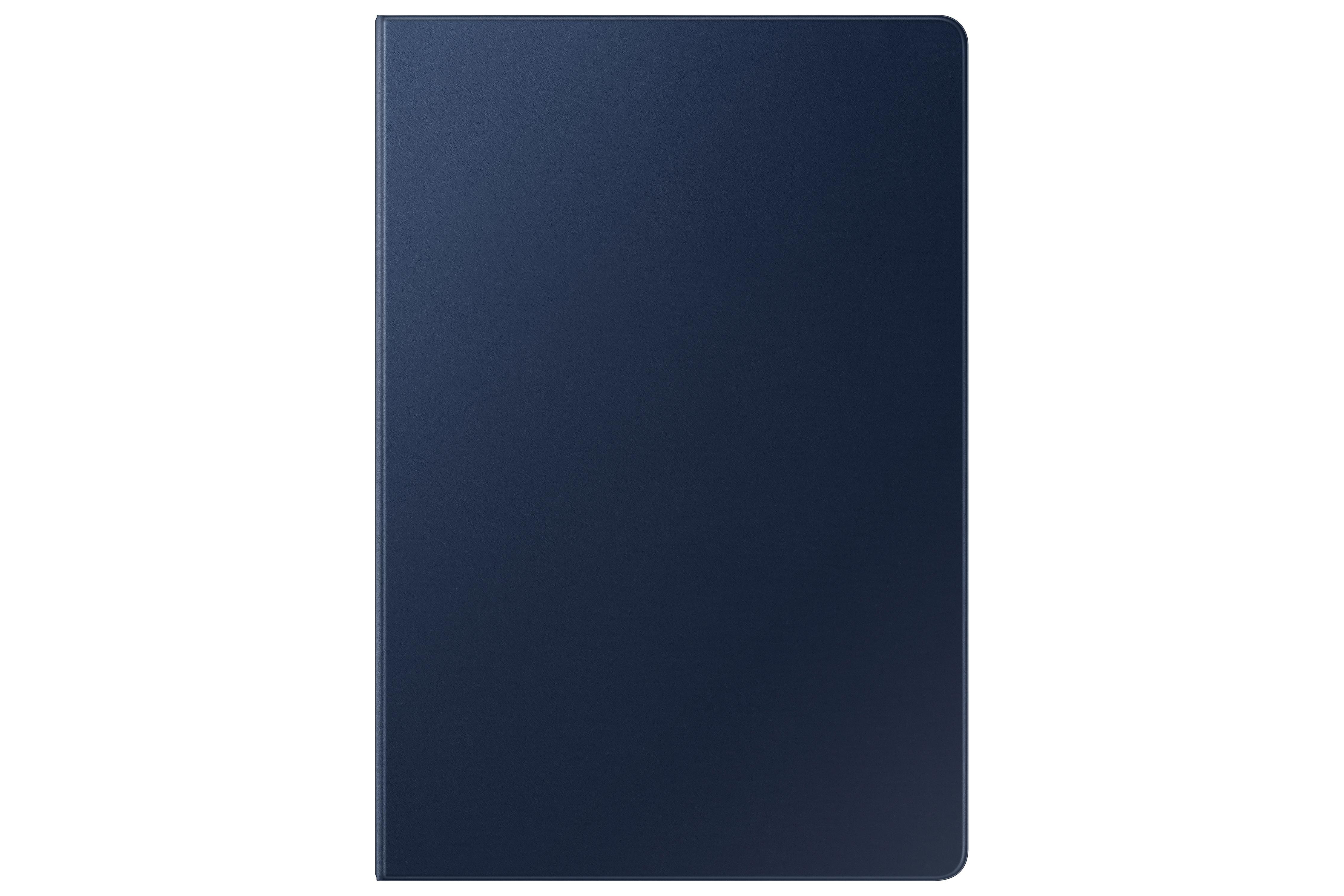 Dunkelblaues Tablet-Cover, geschlossen, mit glatter, matter Oberfläche.