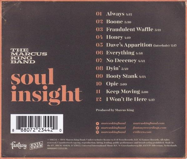 The Marcus King (CD) Insight - Soul - Band