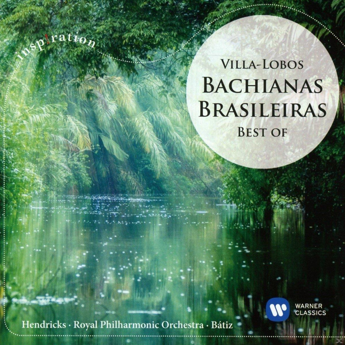 Albumcover einer Flussszene mit Bäumen. Text: 'VILLA-LOBOS Bachianas Brasileiras'.
