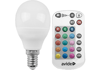 AVIDE okos LED gyertya alakú izzó távirányítóval 5.5W E14 (ASC14RGBW-5.5W-RC)