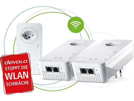 DEVOLO Magic 1 WiFi 2-1-3 - Adaptateur Powerline (Blanc)