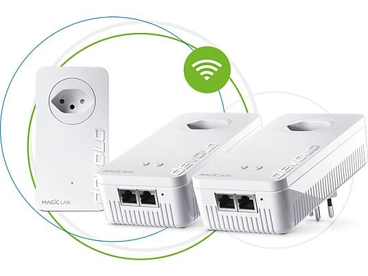 DEVOLO Magic 1 WiFi 2-1-3 - Adaptateur Powerline (Blanc)
