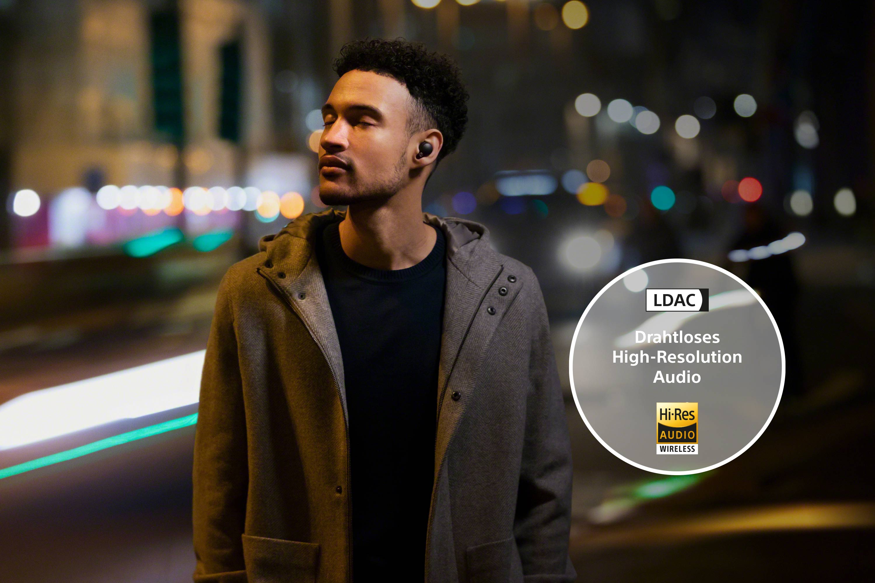 SONY True Wireless Bluetooth In-Ear Kopfhörer WF-1000XM4 mit Geräuschminimierung, schwarz