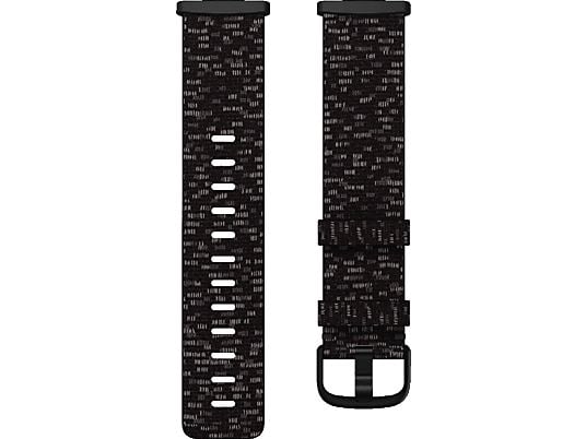 FITBIT Cinturini in tessuto - Bracciale di ricambio (Nero)