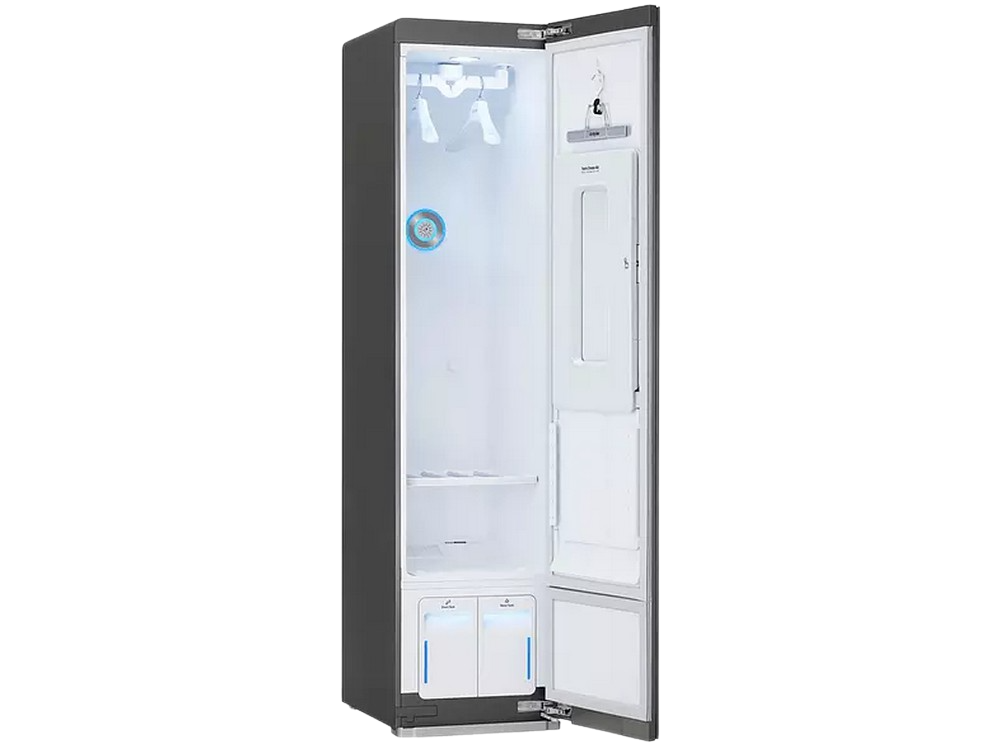 Armario de vapor - LG Vapor Cleaner Styter, 14 programas, WiFi, Bomba calor, Smart Diagnosis, 185 cm, Espejo