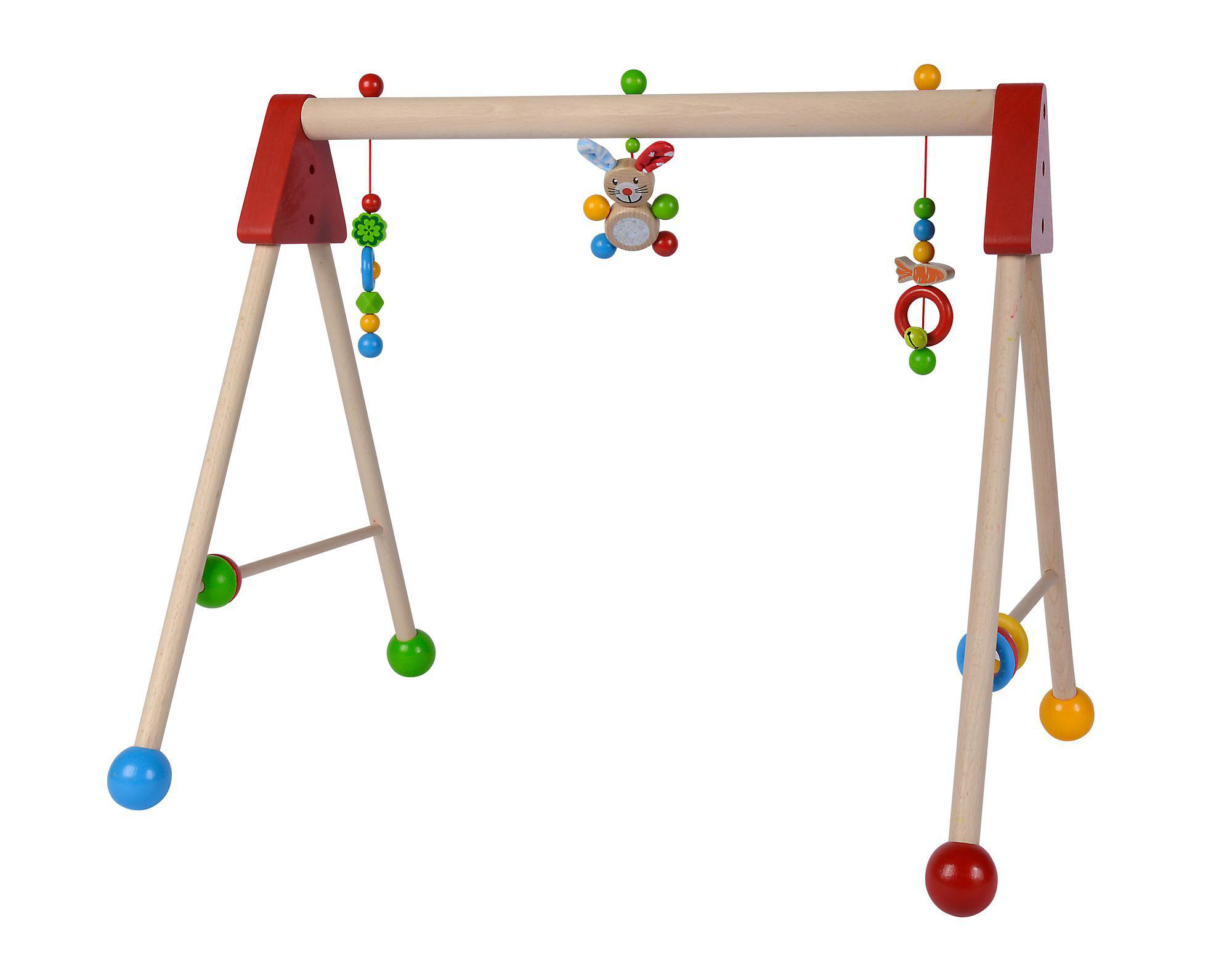 EICHHORN Baby Gym Spielbogen Holzspielset Mehrfarbig