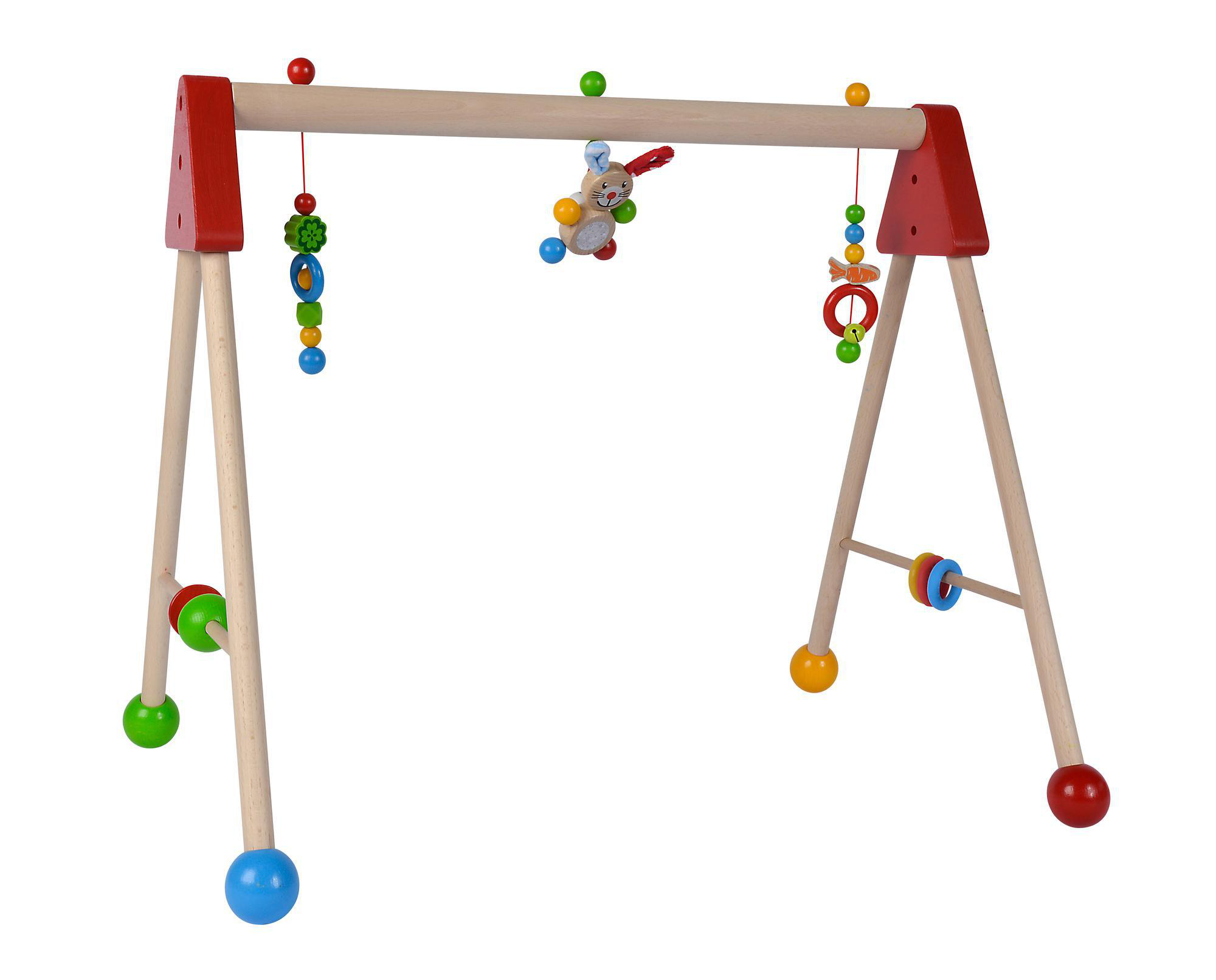 EICHHORN Baby Gym Spielbogen Holzspielset Mehrfarbig