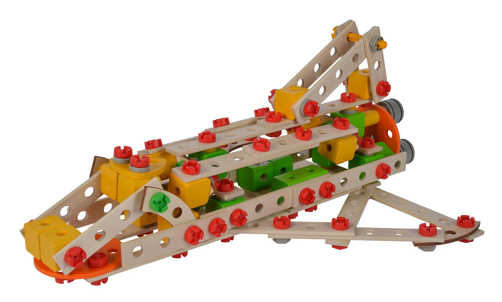 EICHHORN Constructor Rakete Holzbauset, Naturfarben/Mehrfarbig