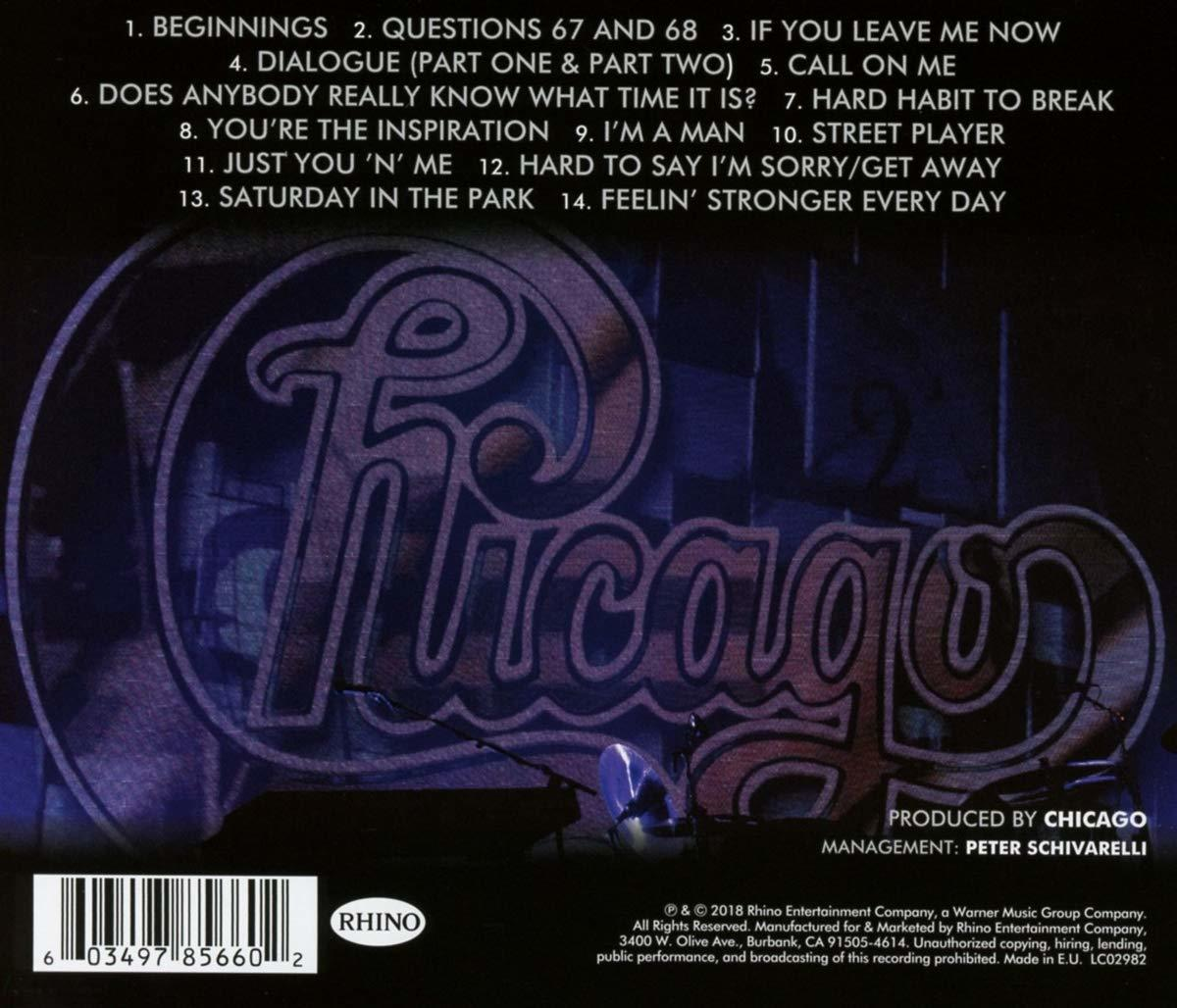 Chicago - GREATEST HITS LIVE  - (CD)