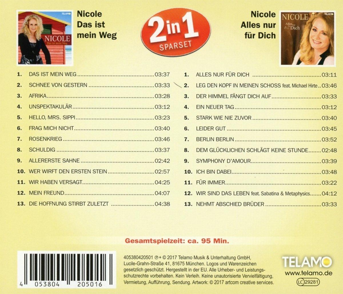 CD-Albumcover mit Titeln, einem Foto einer Frau und dem Telamo-Logo.