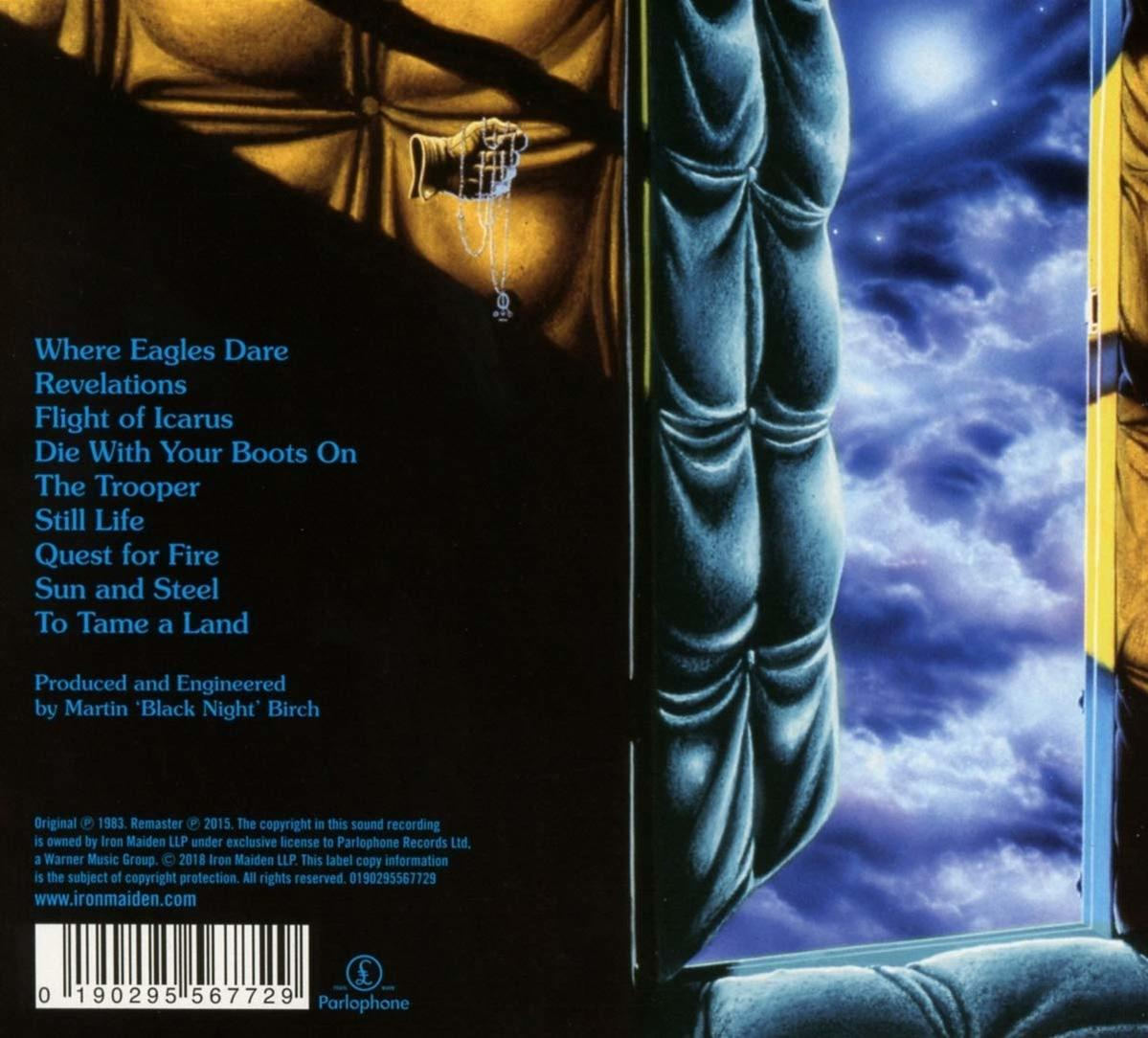 Albumcover mit Albumtitel und Titelliste. Das Artwork zeigt eine Hand und ein Fenster.