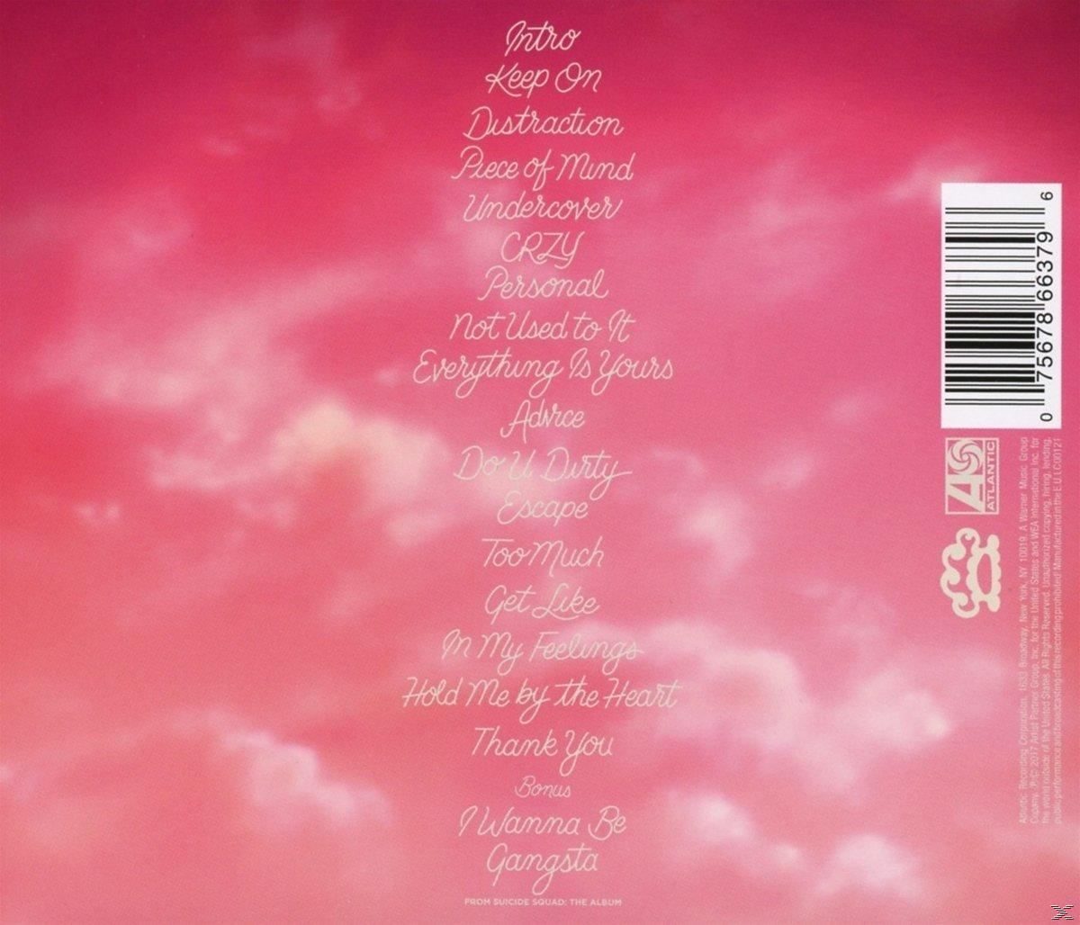 Rückseite des Suicide Squad Albums mit Titelliste.