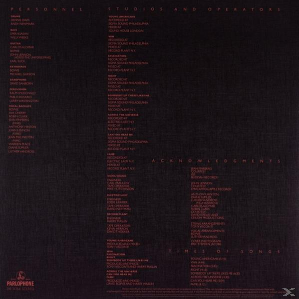 Album borító, felsorolja a személyzetet és a köszönetnyilvánításokat. Szöveg album információkkal.