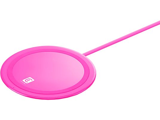 CELLULAR LINE Neon - Base di ricarica wireless (Rosa)