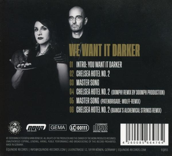 To Want Cohen & Mark We - (CD) It Stücker Benecke - Leonard Tribute Darker-A Bianca