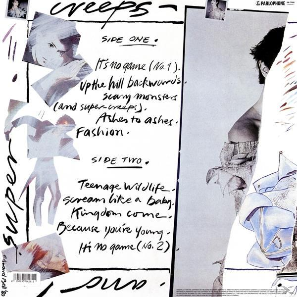 Albumcover mit Text, Skizzen und Bildern.