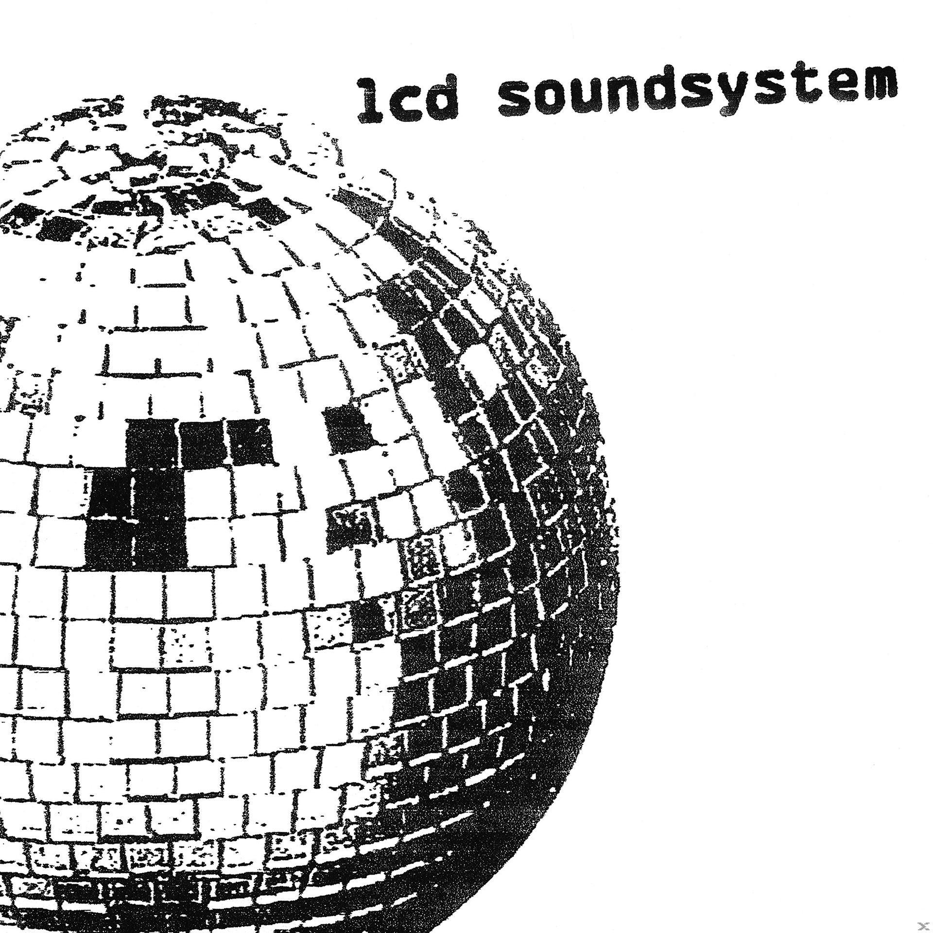 Albumborító fekete-fehér diszkógömbbel. A zenekar neve, lcd soundsystem, felül található.
