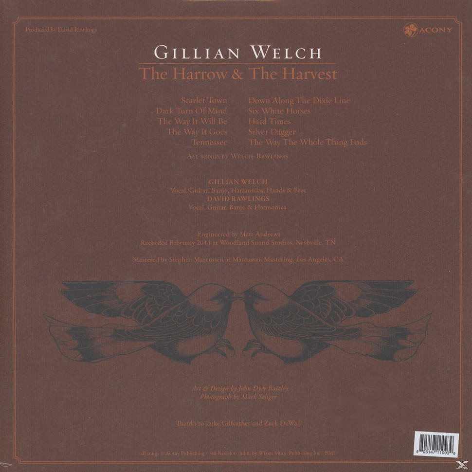 Gillian Welch - The Harrow & The Harvest  - (Vinyl)