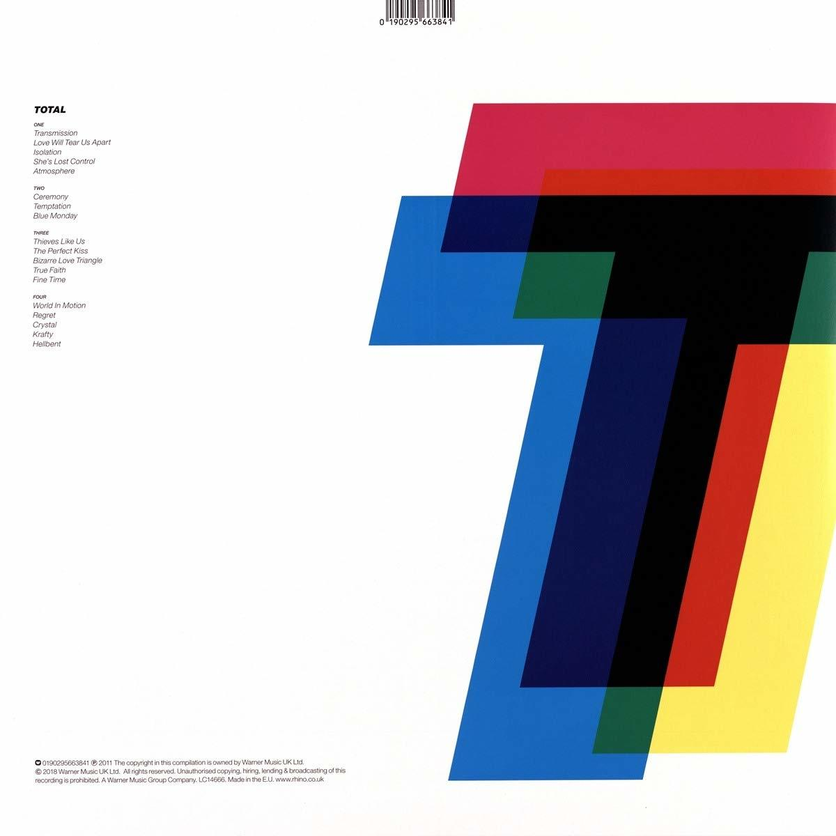 Albumcover: Eine große 7 aus überlagerten Farben zusammengesetzt.