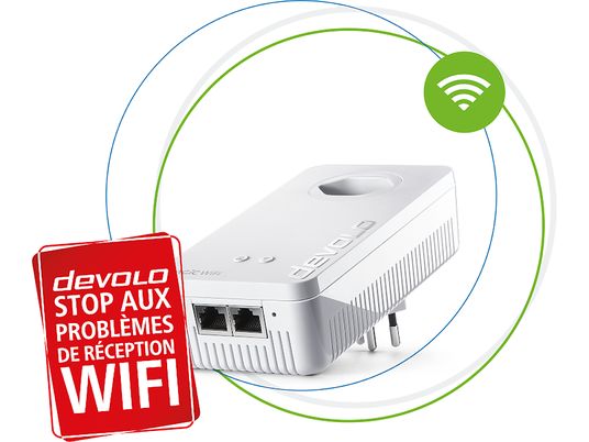 DEVOLO Magic 1 WiFi 2-1-1 - Adaptateur Powerline (Blanc)