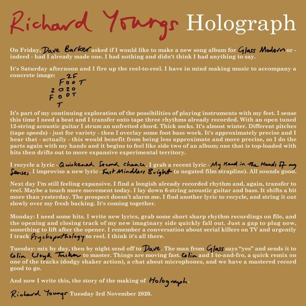Richard Youngs - Holograph Red) (Dark (Vinyl) 