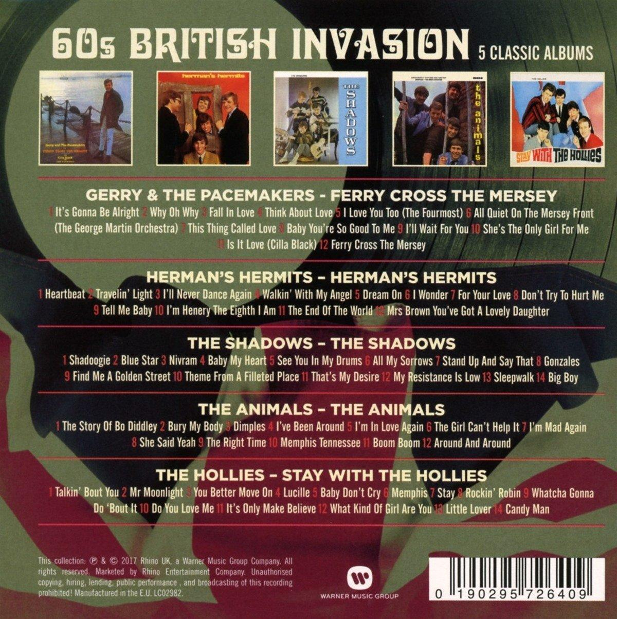 Invasion Albums: - - British (CD) Classic 5 60s VARIOUS