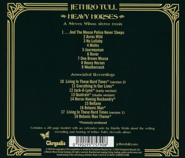 Jethro Tull - Heavy Horses (Steven Wilson Remix)  - (CD)