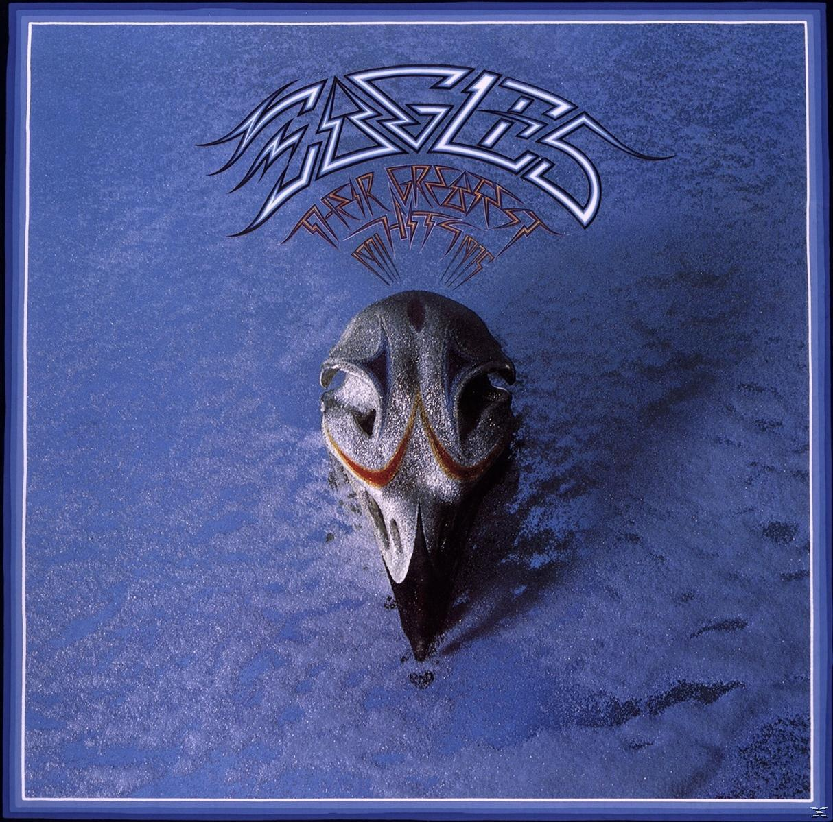 Album borító: Sas koponya 'THEIR GREATEST HITS' szöveggel és a zenekar nevével.