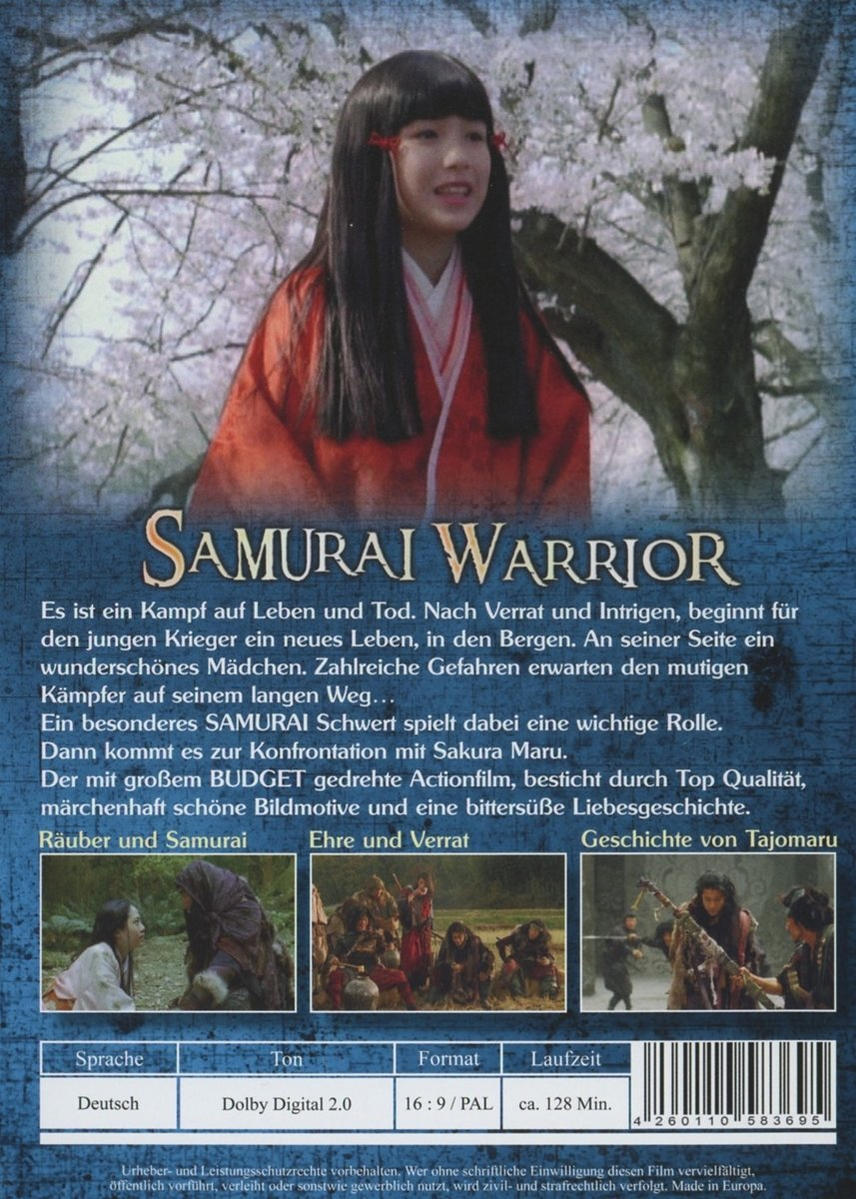 Samurai Warrior DVD