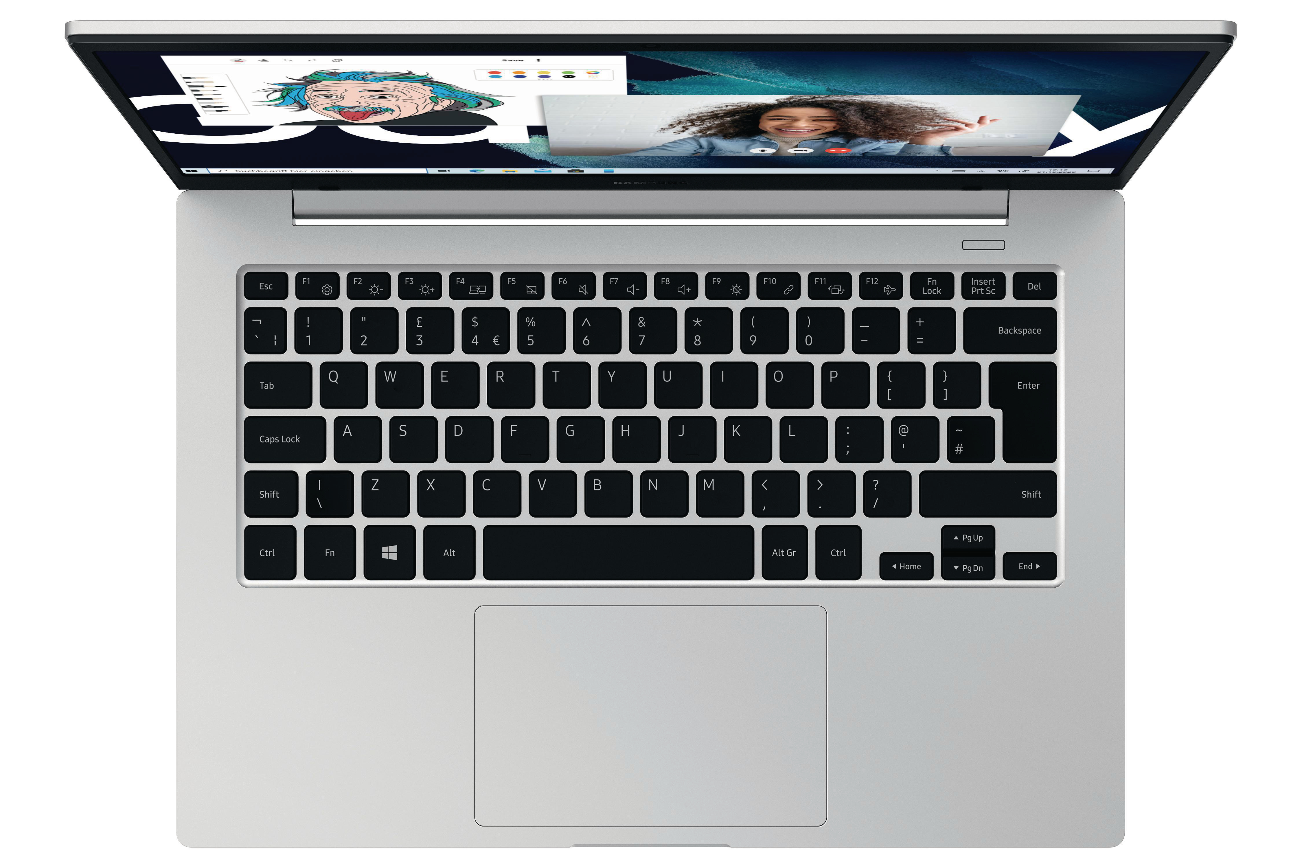 SAMSUNG Galaxy Book Go LTE - 13,97 Zoll - Qualcomm Snapdragon 700 Series 7c - 4 GB - 128 GB - Qualcomm Adreno™ Onboard Graphics - Windows 10 Home (64 Bit)