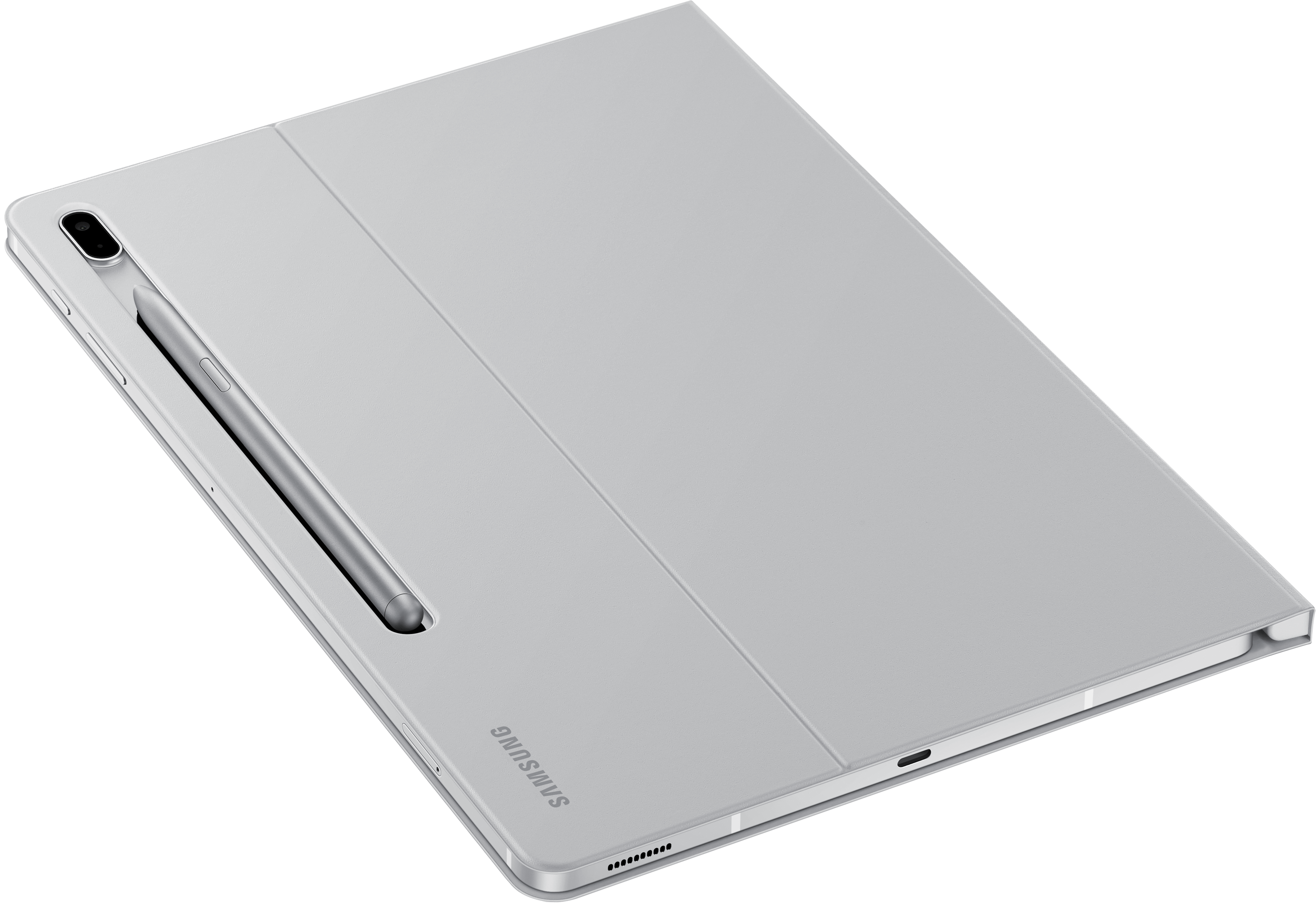 SAMSUNG Book Cover - Étui portefeuille (Gris)