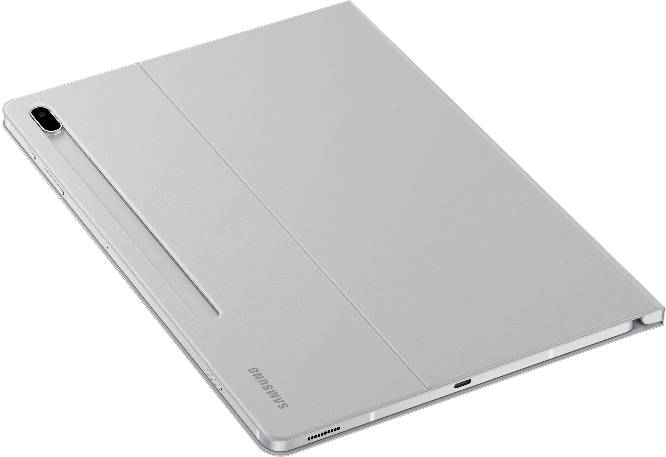SAMSUNG Book Cover - Étui portefeuille (Gris)