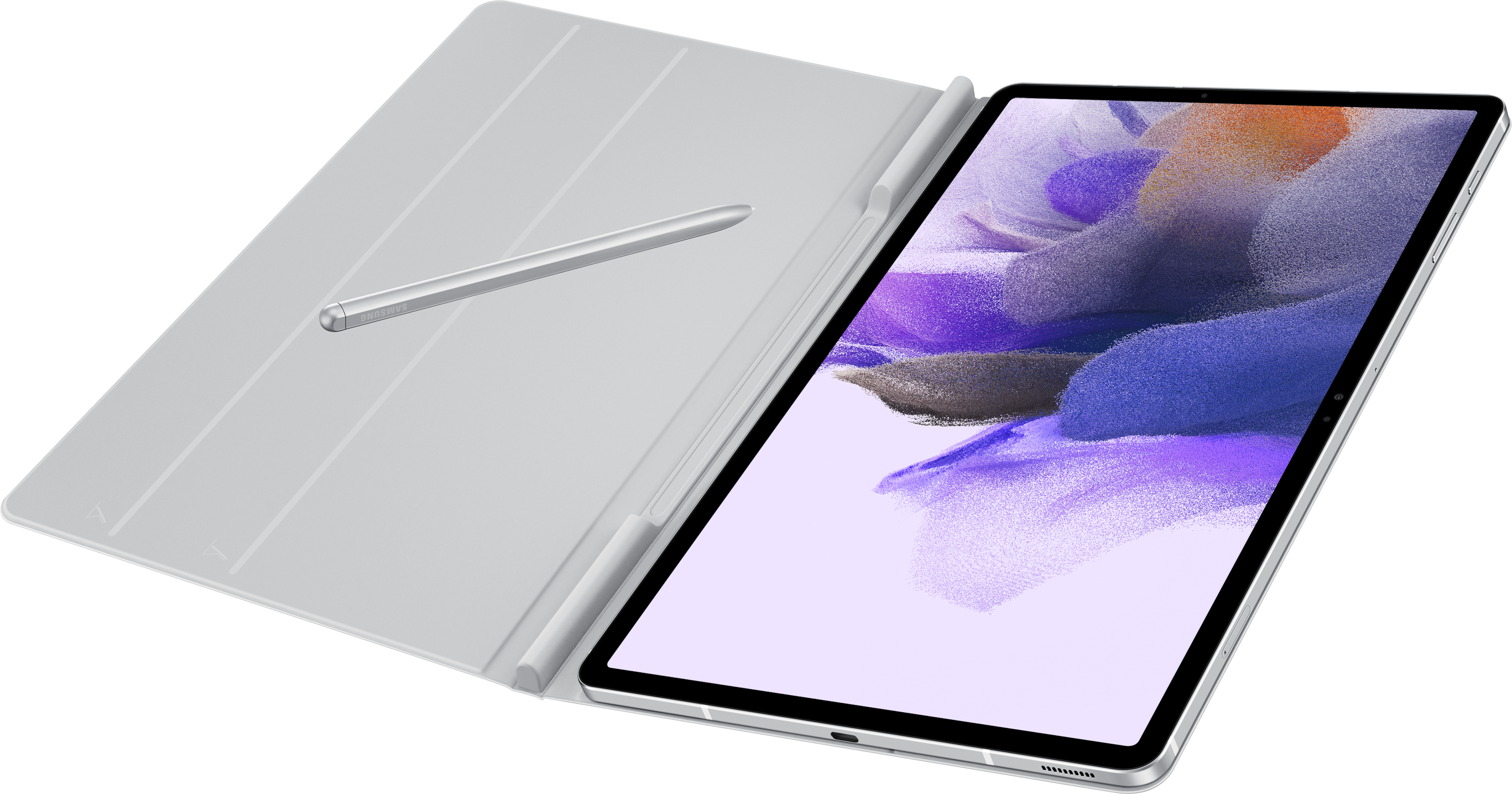 SAMSUNG Book Cover - Étui portefeuille (Gris)