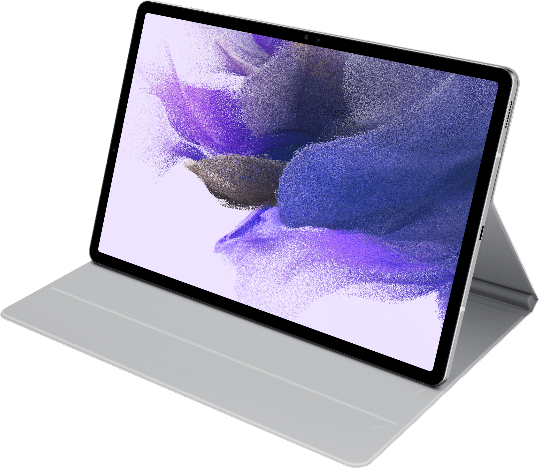 SAMSUNG Book Cover - Étui portefeuille (Gris)