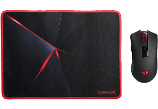 REDRAGON M652-BA M652 vezeték nélküli gamer egér + P012 egérpad, 2 400 dpi, 6 gomb