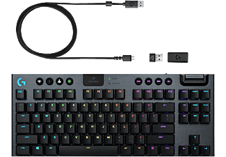 LOGITECH G915 TKL - Tastiera gaming, Wired e wireless, QWERTY, Mechanical, 