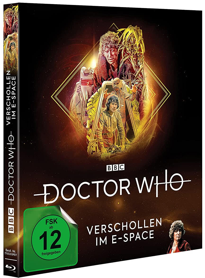 DVD-Boxset von Doctor Who, mit dem Titel 'Verschollen im E-Space'.