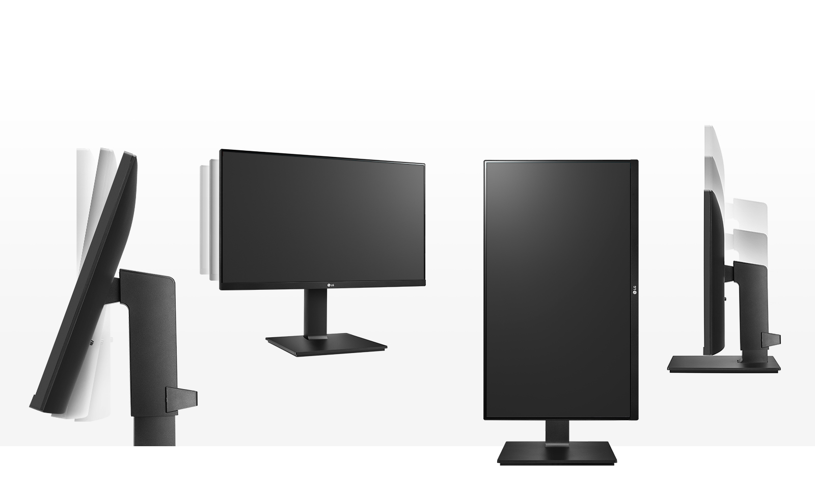 LG 24QP750-B - 23.8 inch - 2560 x 1440 (Quad HD) - AH-IPS-paneel - in hoogte verstelbaar