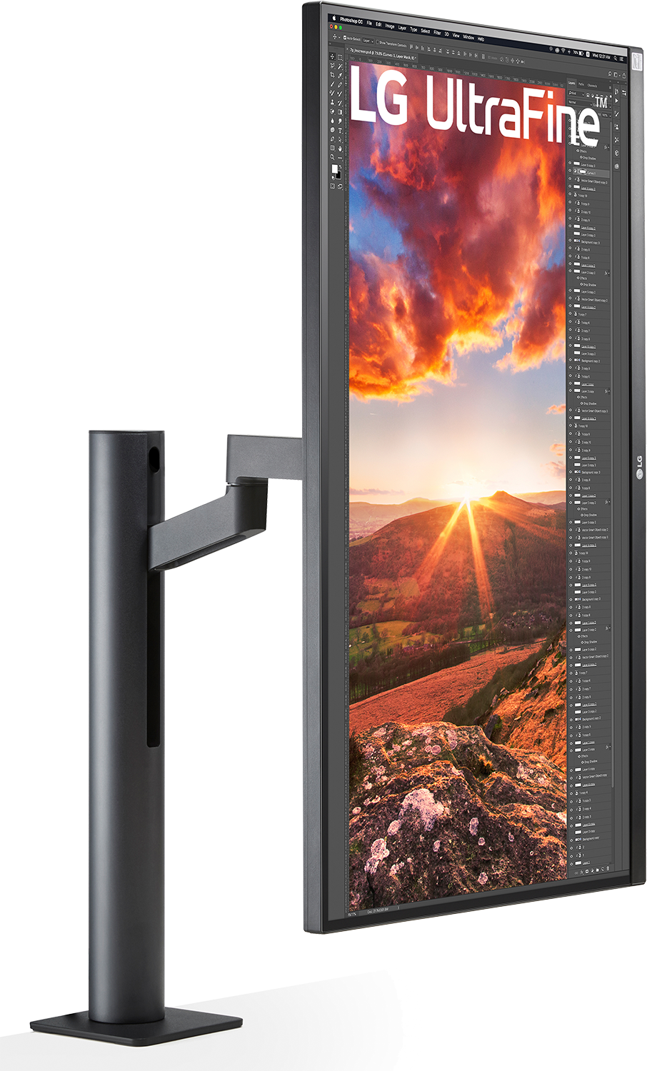 LG 27UN880-B - 27 inch - 3840 x 2160 (Ultra HD 4K) - AH-IPS-paneel - in hoogte verstelbaar