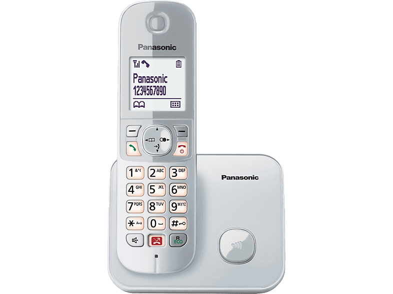 Telefon PANASONIC Schnurloses MediaMarkt Telefon KX-TG6851GS Schnurloses |