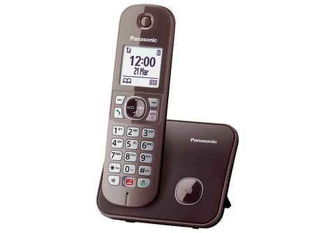 (Mobilteile: SATURN in Schnurloses Schnurloses Telefon 1) KX-TG6851GA kaufen PANASONIC | Telefon Mocca-Braun