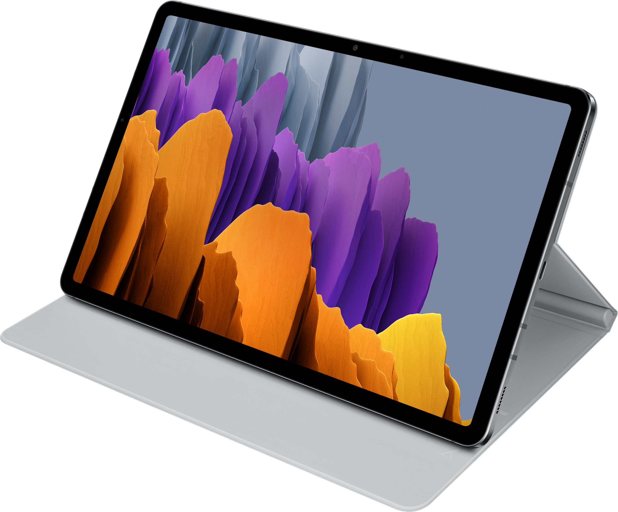 SAMSUNG Book Cover - Étui portefeuille (Gris clair)